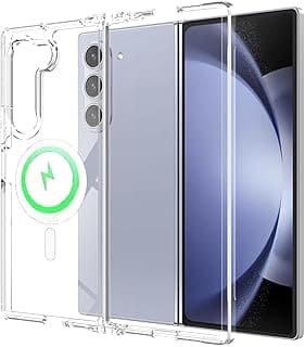 Crystal Clear Case for Samsung Galaxy Z Fold 6 with Full Protection Compatible with Wireless Charging, Shockproof Soft TPU Phone Cover For Samsung Z fold 6 (Samsung Galaxy Z Fold 6)