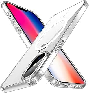 tigratigro Case for iPhone X/iPhone Xs 5.8 Inch Compatible with Mag-Safe,Scratch Resistant, Anti-Slip Protective Frame, Classic Style Transparent Cover