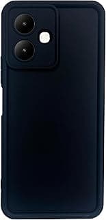 جراب خلفي Xpress لهاتف Infinix Smart 10، سيليكون TPU ناعم مع حماية للكاميرا وتصميم مضاد للصدمات (أسود)