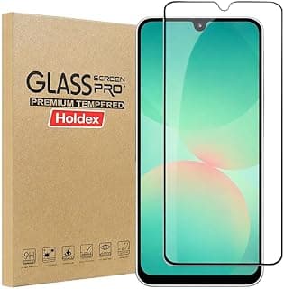 Premium Screen Protector for Samsung Galaxy A26 5G, 9H Tempered Glass with Advanced Oleophobic Oil-Coating, Ultra-HD Clarity & Silky Smooth Touch, Anti-Fingerprint & Bubble-Free Easy Install