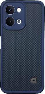 (لـ Y05) جراب ظهر Xpress Carbon لهاتف Vivo Y05 4G سيليكون ناعم مطفي مع حماية للكاميرا، جراب نحيف مضاد للصدمات (أزرق)