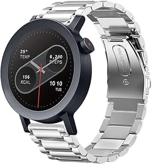 Metal Compatible with CMF Watch Pro 2 1.32 inch Smart Watch, 22 mm Stainless Steel Bracelet Compatible with CMF Watch Pro, Watch Pro 2 Smart Watch.