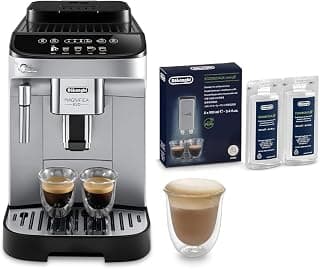 ماكينة اسبريسو أوتوماتيكية ديلونجي Magnifica Evo موديل ECAM290.31.SB، 1450 وات + محلول إزالة الترسبات