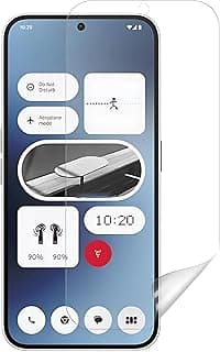 Screen Protector Compatible With Nothing Phone 3a, Plastic Clear, Anti-Shock (Does Not Cover Black Frame)