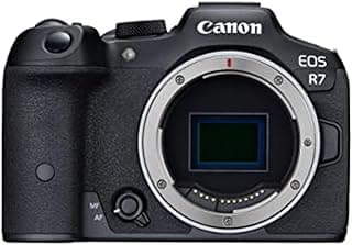 EOS R7 Body, Mirrorless Vlogging Camera, 4K 60p Video, 32.5 MP Image Quality, DIGIC X Image Processor, Dual Pixel CMOS AF, Subject Detection, for Content Creators