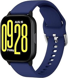 Straps Compatible with Xiaomi Redmi Watch 5 Active/Redmi Watch 5 Lite Bracelet, 22mm Soft Silicone Replacement Band Sports Strap Wristbands [Wear-resistant] [breathable]