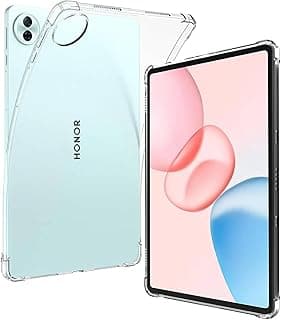 Clear Case Compatible with Honor Pad 10 12.1" 2025 Cover, Advanced Airbag Drop Protection, Soft Flexible Silicone TPU Shockproof Anti-Scratch, Anti Yellowing, Slim-Fit for Honor Pad 10 12.1"