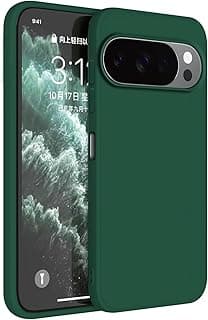 TPU Silicone Case Compatible with Google Pixel 10 ProXL (6.8"), Protective Mobile Phone Case - Dark Green