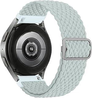 22mm Stretchy Nylon Strap For Xiaomi Redmi Watch 5 Active/5 Lite/Samsung Galaxy Watch 46mm/Watch 3 45mm/Gear S3/Huawei watch (GT6 GT5 GT4 GT3 GT2 GT 46MM)/GT2E/GT 6 Pro/Amazfit GTR4, Braided Band