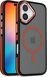for iPhone 16 Case Compatible with Magsafe, iPhone 16 Phone Case,Translucent Matte Back Slim Magnetic Case for iPhone 16 6.1"