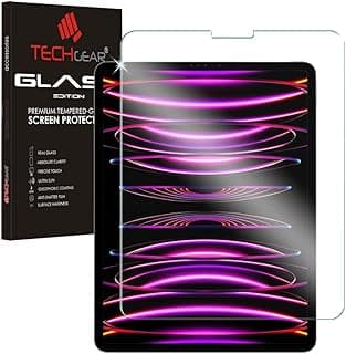 GLASS Edition for New iPad Pro 12.9 2021 2020 2018 [5th, 4th & 3rd Generations] Genuine Tempered Glass Screen Protector Guard Cover Compatible with Apple iPad Pro 12.9 inch 2021 2020 & Pencil