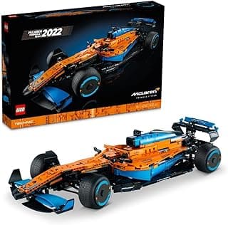 LEGO Technic McLaren Formula 1 Race Car Model Kit for Adults; 2022 McLaren Formula 1 Racing Car Replica Model Building (1,434 Pieces) 42141