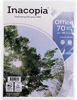Office photocopy paper ream 100 sheets 70 gsm A4