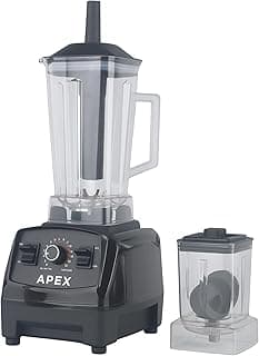 APEX 2200W Heavy Duty Blender with Grinder – 2L Tritan Jar, 8 Stainless Steel Blades, 15 Speed Levels + Turbo Control, Ice Crusher for Smoothies & Juices