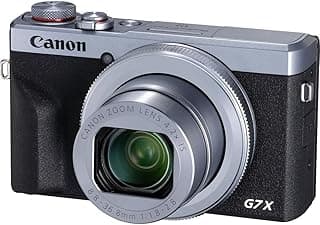PowerShot G7 X Mark III Digital Camera (20.1 MP, 4.2x Optical Zoom, 7.5 cm (3 Inch) LCD Touch Screen Foldable, DIGIC 8, 4K, Full HD, Wi-Fi, Bluetooth, Automatic Aperture, Automatic Time, Silver