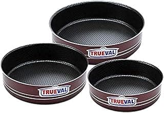 Teflon oven tray, 3 pieces - dark red