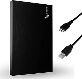 SUHSAI F32 Portable External Hard Drive USB 3.0, 2.5" Pocket Size Hardrive Backup/Storage, 320GB Memory Expansion hdd, Slim Hard Disk Compatible with MAC, PC, Laptop, Desktop, Chromebook
