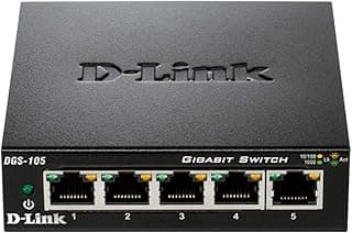 محول جيجابت ايثرنت 5 من دي-لينك، موديل DGS-105