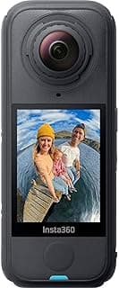 Insta360 X4 Air Standard Bundle | Lightest 8K 360 Action Camera for Epic Adventures | for Travel, Sports, Family Moments, Vlogging | Smooth, Stable, Easy-to-Edit Videos Anytime, Anywhere - Black