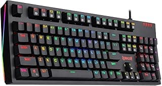 K592-PRO AMSA RGB Mechanical Gaming Keyboard | [Ultra-Fast V-Optical Blue Switches] Tactile & Highly Precision | Extremely FAST 0.2ms Response Time