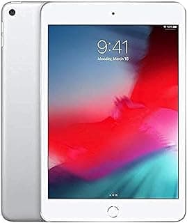 ابل iPad mini موديل 2019 (7.9 بوصة، واي فاي، 256 جيجابايت) - فضي (الجيل الخامس)