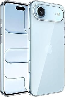 Dl3 Mobilak Case Compatible with iPhone 17 Air (6.6 inch) Case Crystal Clear Soft TPU Gel Case Flexible Silicone Anti-Scratch Transparent TPU Cover - Clear