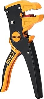 أداة تقشير أسلاك أوتوماتيكية Ingco HWSP15608، مقاس 175 مم × 85 مم، أصفر/أسود
