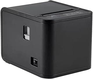طابعة ايصالات XP-80TS LAN 80 ملم عالية السرعة 200 ملم/ثانية مع قاطع تلقائي ومنفذ USB وايثرنت، طباعة حرارية مباشرة للمطاعم والتجزئة والمطبخ وويندوز ولينكس واندرويد