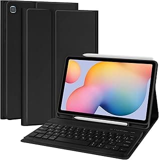 Keyboard Case for Samsung Galaxy Tab S6 Lite 10.4 Inch 2022/2020 (SM-P610/P615/P613/P619), Slim Smart Tab Cover with Removable Bluetooth Keyboard with Italian Layout for Tab S6 Lite