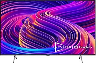شاشة 50 بوصة Crystal 4K سمارت جوجل تي في، فضي - B50M D 895 A