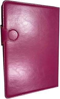 3mara store Compatible with Samsung Galaxy Tab A7 T505 Tablet Case, Leather Flip Case Cover New Premium Quality Shockproof Case Cover (Fuchsia)