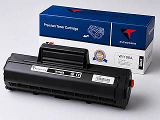 خرطوشة حبر ليزر أسود متوافقة مع HP 106A، لطابعات HP Laser 107A و107W وHP MFP 135A و135W و137FNW، جودة طباعة عالية، سهلة التركيب