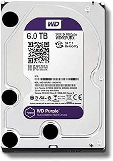 ويسترن ديجيتال قرص صلب 6 تيرابايت داخلي لابتوب - WD60PURX، ata