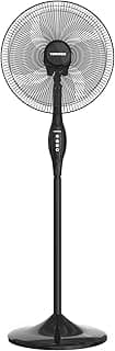 TORNADO Stand Fan 16 Inch 4 Blades Black TSF-16W