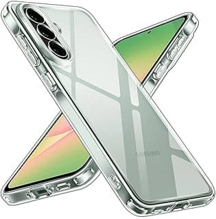 Clear Silicone Case for Samsung Galaxy A56 5G with Shockproof Protective Corners, Thin Soft Transparent Protective Flexible TPU Transparent Mobile Phone Case Scratch-Resistant Case Cover