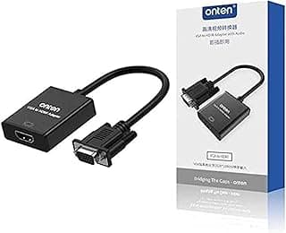 كابل VGA الى HDMI من اونتن موديل OTN-5138S أسود