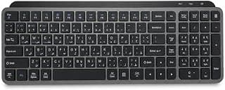 MX Keys Wireless Keyboard – Bluetooth & 2.4GHz Wireless, Rechargeable USB-C, Full-Size Keyboard Compatible with Windows, Android & iOS