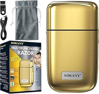 Sokany Hair Shaver & Clipper, Upgrade Your Grooming Game with Multifunctional Razor - Precision Trimmer, USB Charging, Extended Battery Life, 1400mAh Rechargeable Battery, SK-384