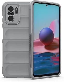 Redmi Note 10 4G/Redmi Note 10s Silicone Impact Protector Case Cover Compatible with Xiaomi Redmi Note 10 4G/Redmi Note 10 4G/Redmi Note 10s(Grey)