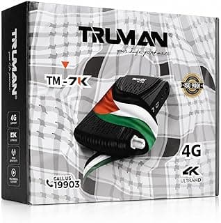 ريسيفر ستالايت TM7K رقمي 4K الترا HD ميني، يدعم 4G، منفذ HDMI و USB، تصميم مدمج
