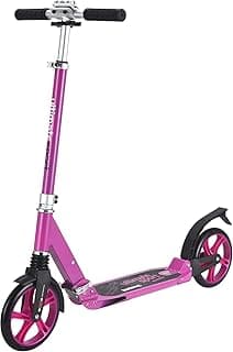 Multi-purpose Suitable for Teenagers and Adults Scooters 3-Level Height Adjustable Thick Pedals Foldable PU - Shock-Absorbing Wheels Aluminum Alloy rods Maximum Load-Bearing 150KG ا