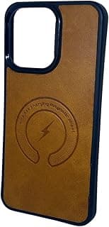 3mara store Compatible with OPPO Reno 15F New Youth Plain Leather Case Cover Premium Quality Shockproof Case (Brown)