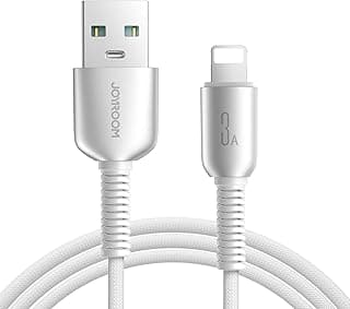 S-A51 Cutting-Edge Series 3A Fast Charging Data Cable (USB-A to Lightning) 1.2m-Light Gray
