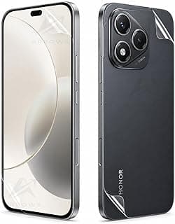 استيكر حماية أمامي وخلفي مرن ARROWS لهاتف Honor 400 Lite - فيلم هيدروجيل تغطية كاملة، شفاف HD، تركيب بدون فقاعات، مقاوم للخدش والأتربة، فائق النحافة - ليس زجاجاً