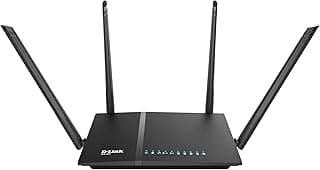 راوتر لاسلكي AC 1200 ثنائي النطاق (11a/b/g/n/ac)، 4 منافذ جيجابت، منفذ WAN جيجابت، 4 هوائيات خارجية