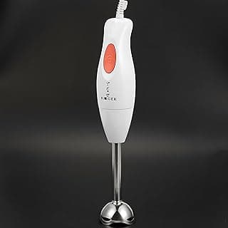Compact Mixer - Space Saving 300W Electric Hand Mixer with Cord Storage, Fast Mixing Action for Eggs and Cream, Durable Construction with White Housing, Easy to Use for Everyday Cookingand Baking Task