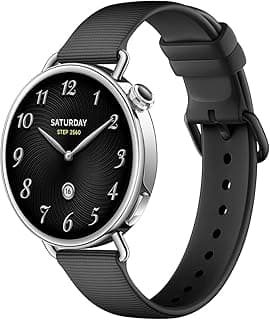 XIAOMI Watch S4 41 mm Smartwatch - Stainless Steel Case, Ultralight, 150+ Sports Modes, Precise Menstrual Cycle Forecast, Safety Emergency Call Function
