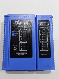 جهاز اختبار الشبكة - جهاز اختبار كابلات إيثرنت وLAN - RJ45 CAT5e CAT6e RJ11 RJ12