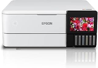 ايكو تانك L8160 طابعة صور A4، 3 في 1، اتصال واي فاي، أبيض