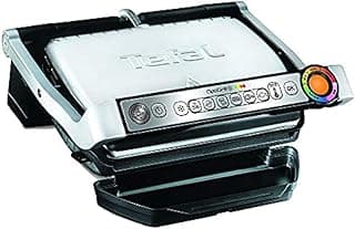 شواية كهربائية داخلية من تيفال، Optigrill Plus/BBQ، مع ملحق للخبز، gc715d28